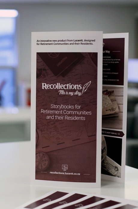 Brochure design for Recollections