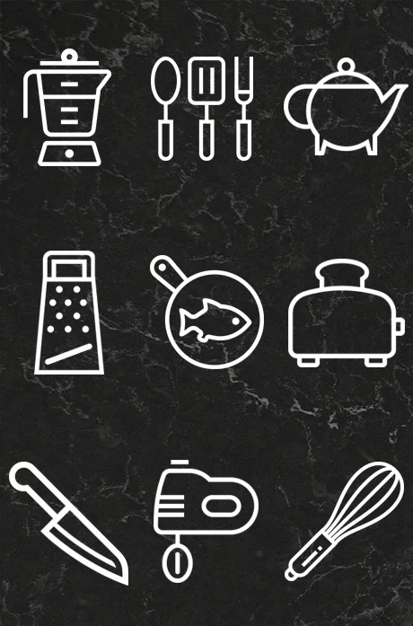 Icon designs for Creative Kitchens