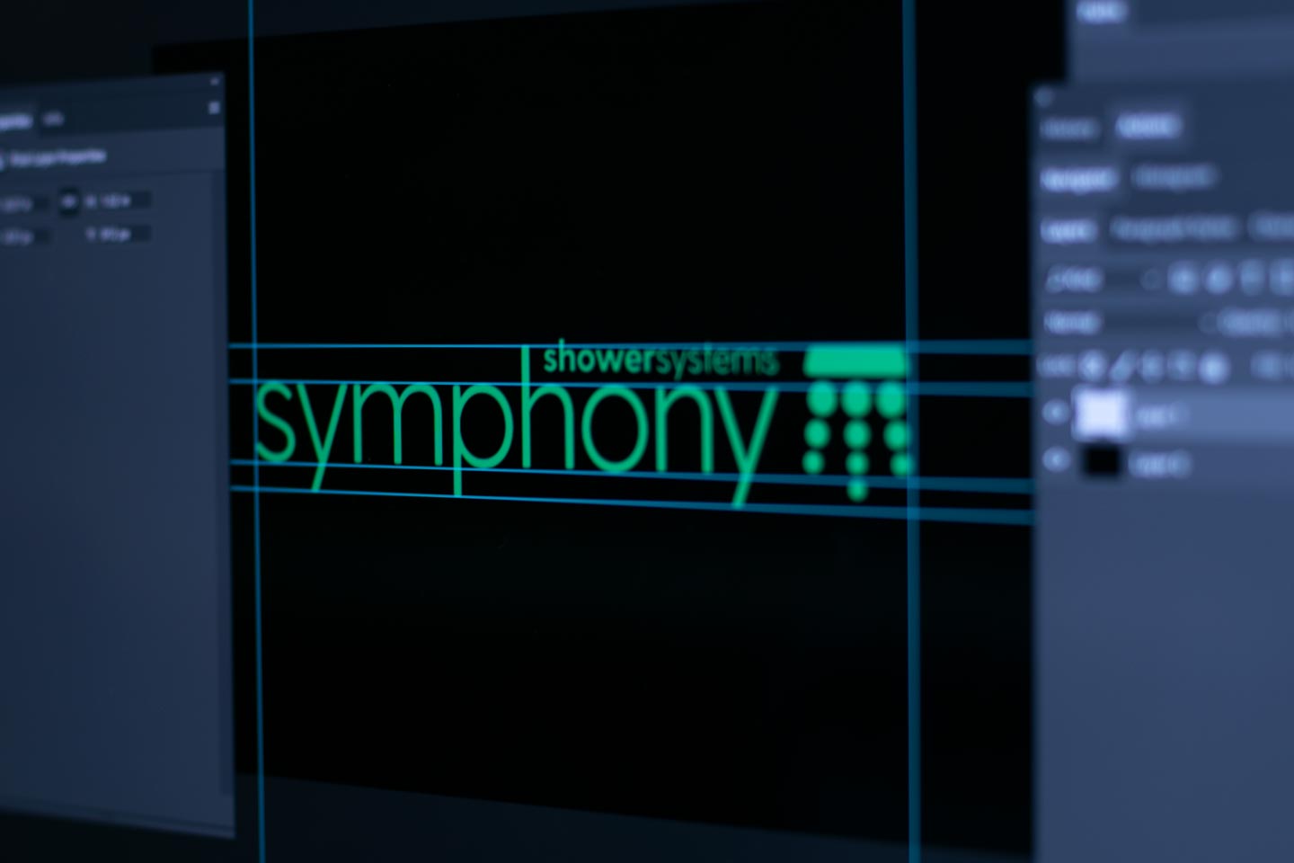 Animated logo design for Symphony Shower Systems