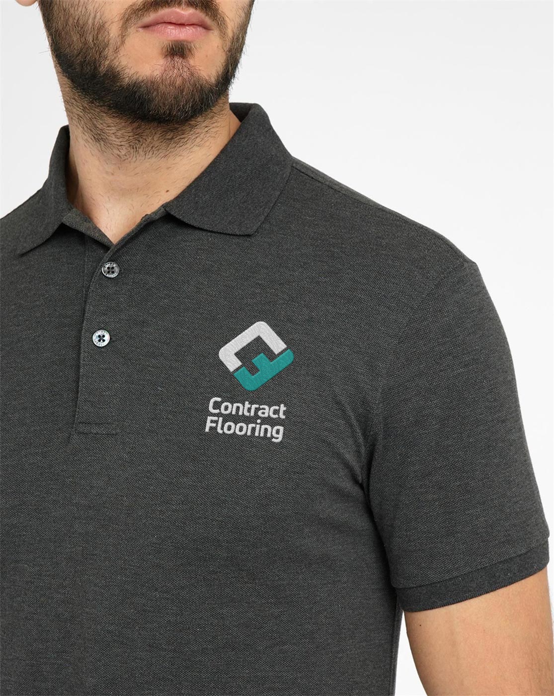 contract-flooring-charcoal-polo-logo-design-embroidery