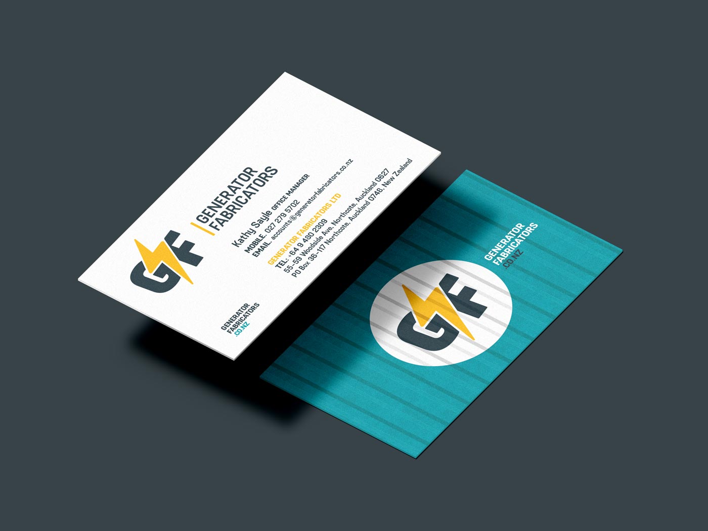graphic design business cards gf