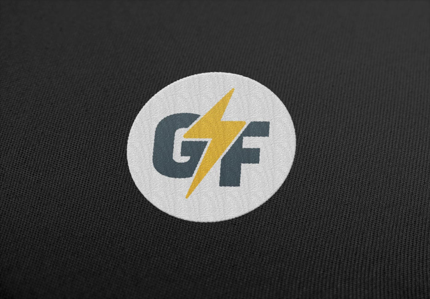 logo design embroidery gf