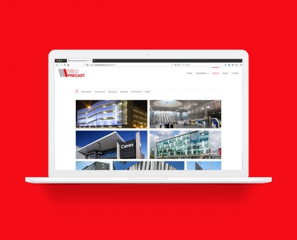 wilco-website-macbook web development for wilco